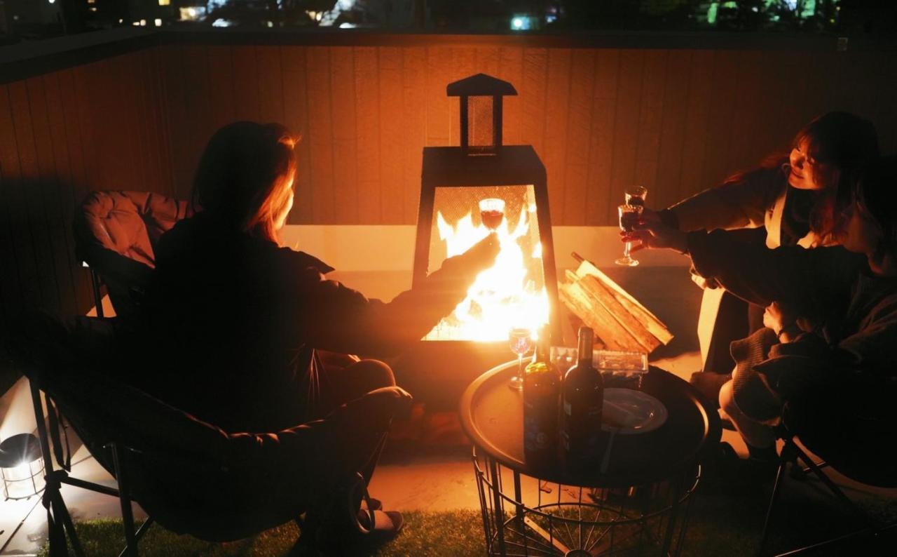 ヴィラ山間堂premier Garden Villa Bbq Bonfire Fuji View Annovillas Sankando Fujikawaguchiko Eksteriør billede