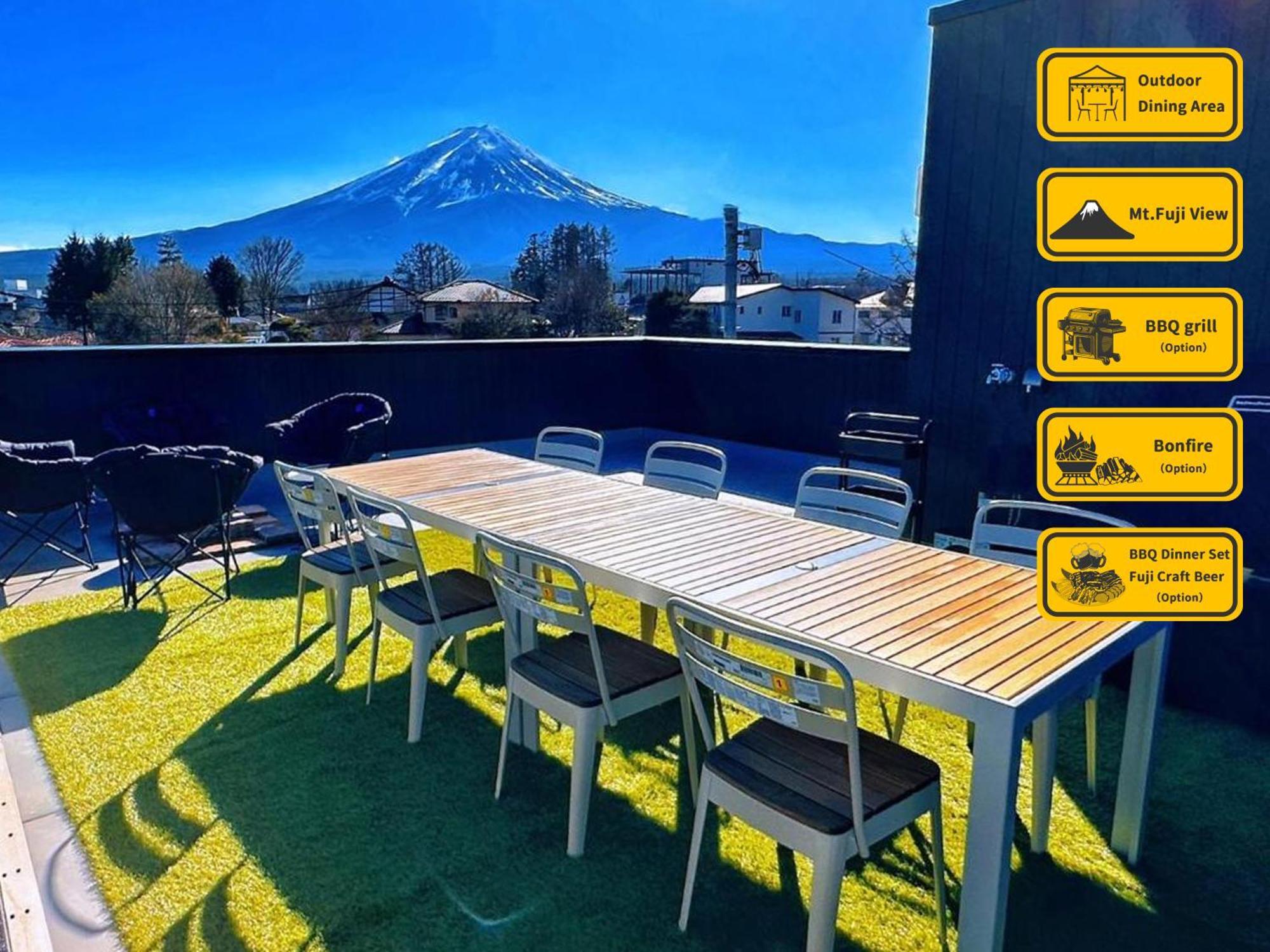 ヴィラ山間堂premier Garden Villa Bbq Bonfire Fuji View Annovillas Sankando Fujikawaguchiko Eksteriør billede